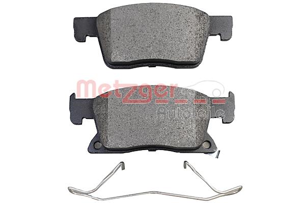 METZGER 1170903 Bremsbelagsatz, Scheibenbremse